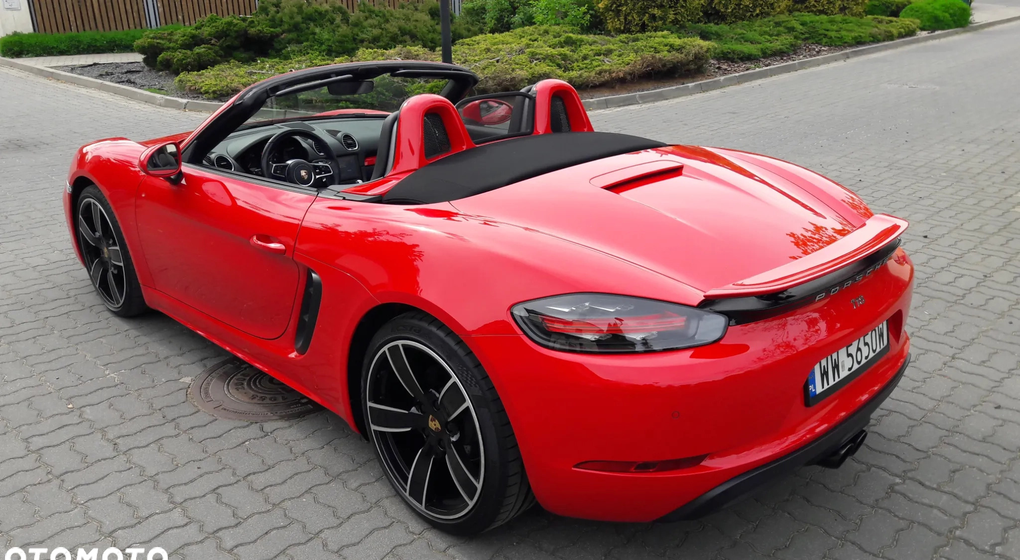 Porsche 718 Boxster cena 265000 przebieg: 58000, rok produkcji 2017 z Warszawa małe 529